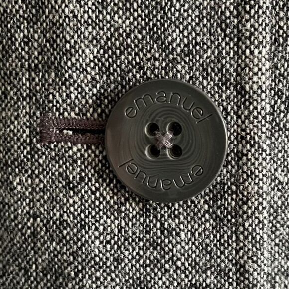 EMANUEL UNGARO Paris Cropped Wool Blazer Jacket 6 - Picture 9 of 11